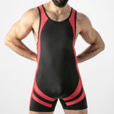 Locker Gear Open Access Singlet Red