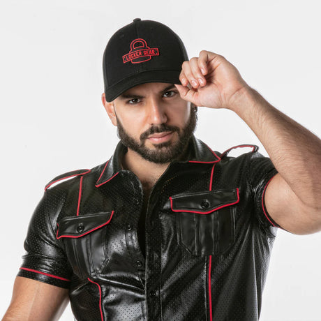 Locker Gear Padlock Baseball Cap Red