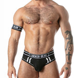 Locker Gear Sport Mesh Jock Brief Black