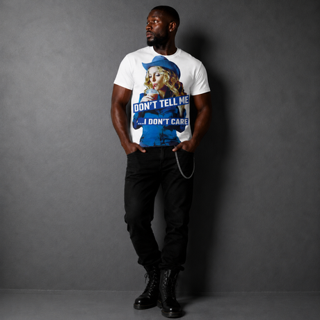 PWR T-Shirt MADONNA TELL ME White