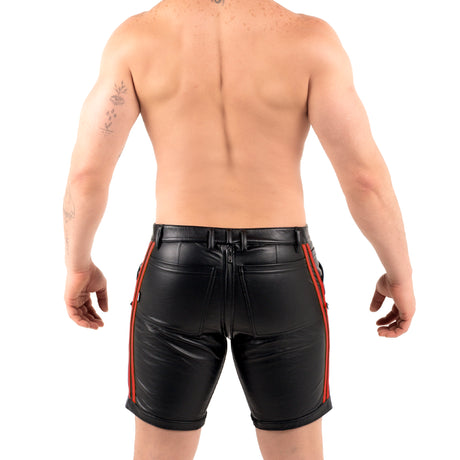 ROK Eco Long Zipper Short Black Red