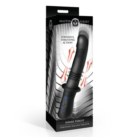 Master Series Power Thrust Thrusting Silicone Vibrator 6.5 Inch