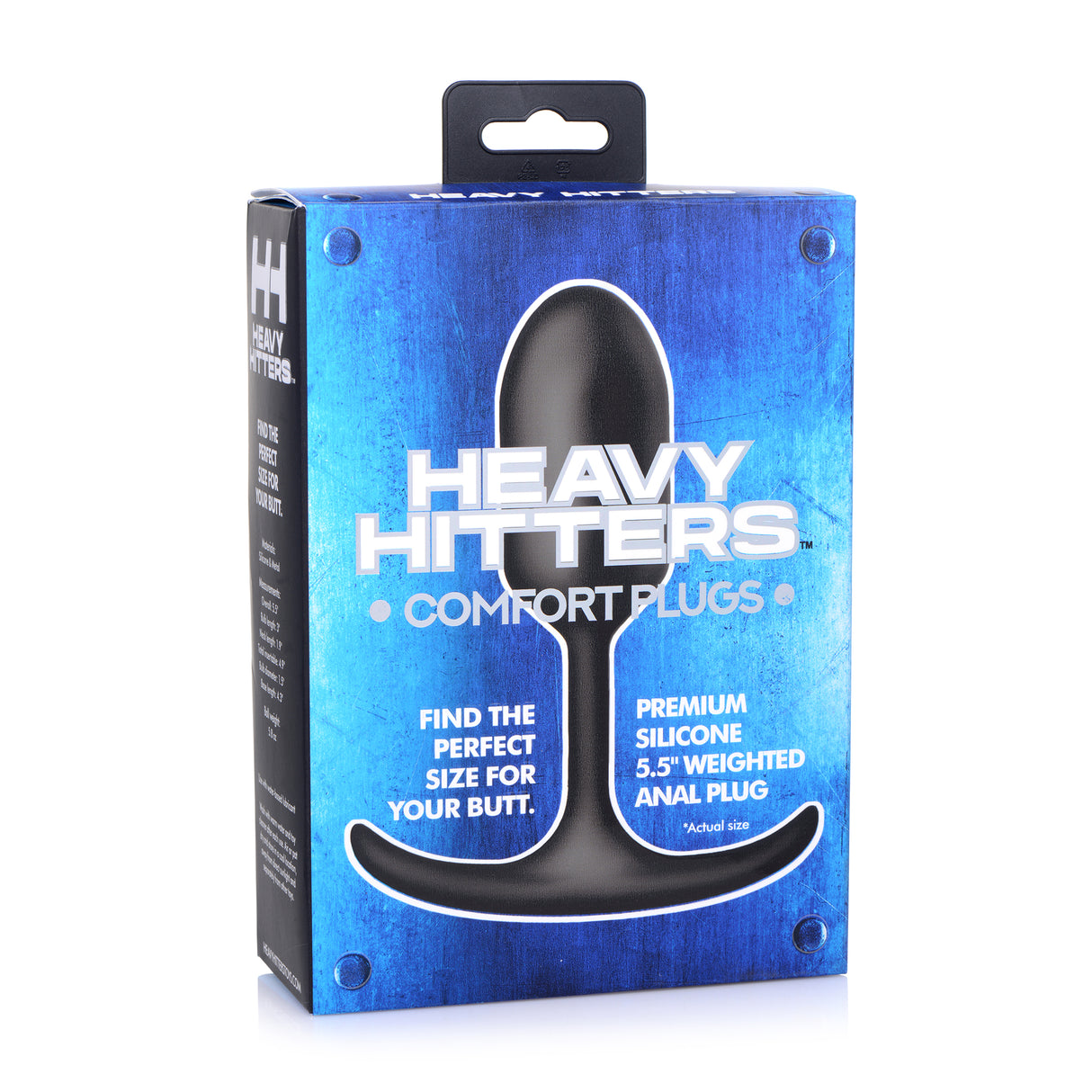 Heavy Hitters Comfort Plugs Premium Silicone Weighted Anal Plug 5.5 Inch