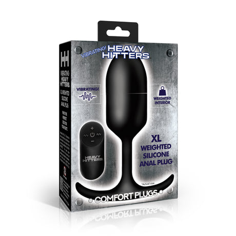 Heavy Hitters Vibrating Weighted Silicone Anal Plug XL
