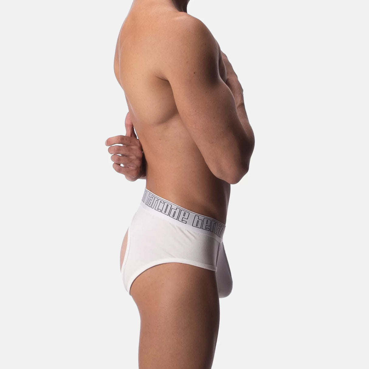 Barcode Berlin Modal Backless Brief Aoki White
