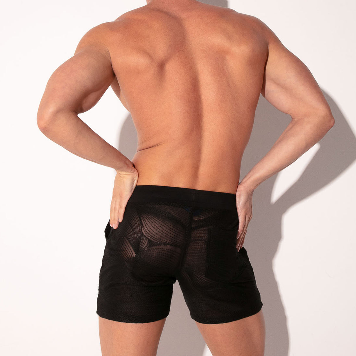 Code 22 Eclipse Embroidered Short Black
