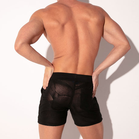 Code 22 Eclipse Embroidered Short Black