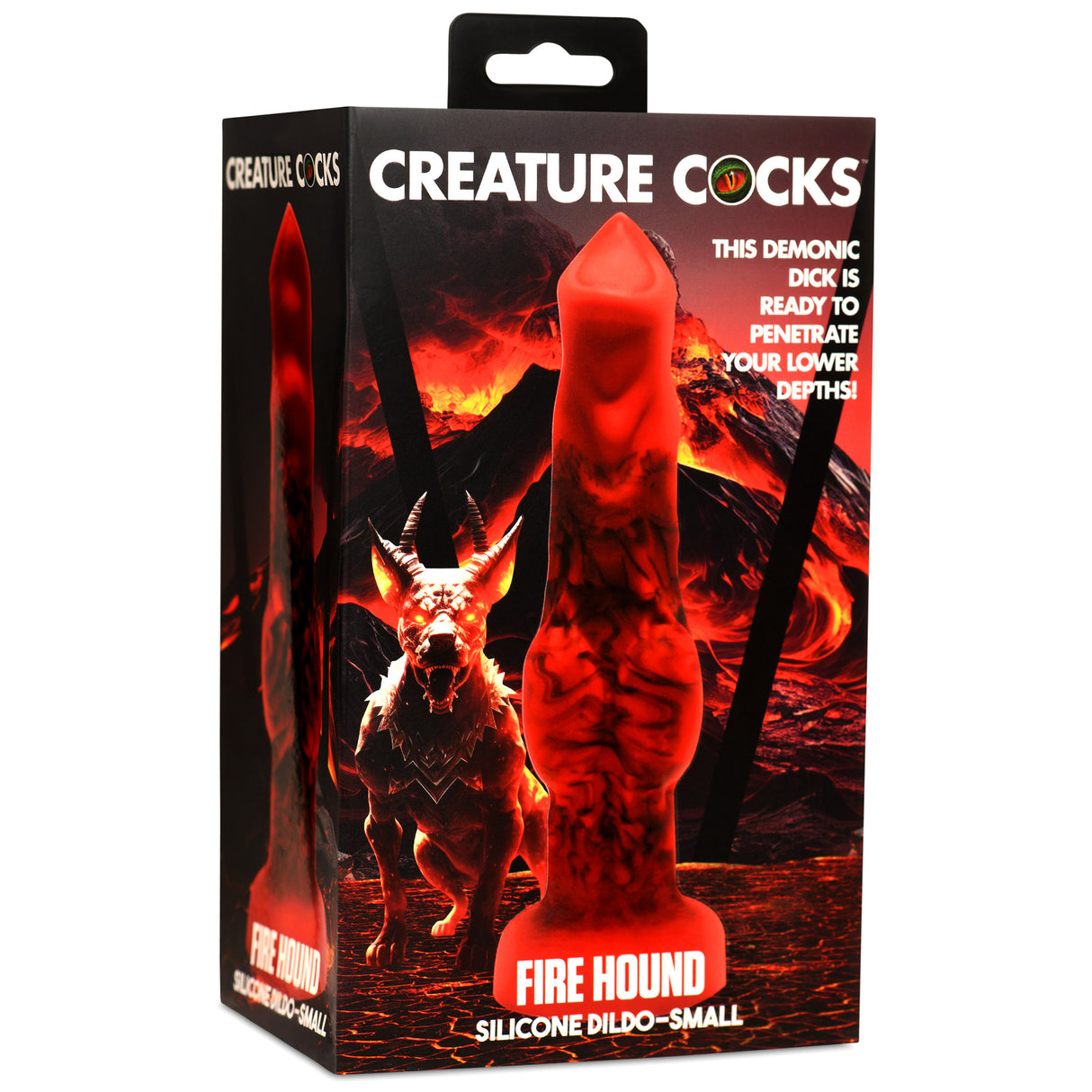 Creature Cocks Fire Hound Silicone Dildo 6.75 Inch