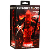 Creature Cocks Fire Hound Silicone Dildo 6.75 Inch