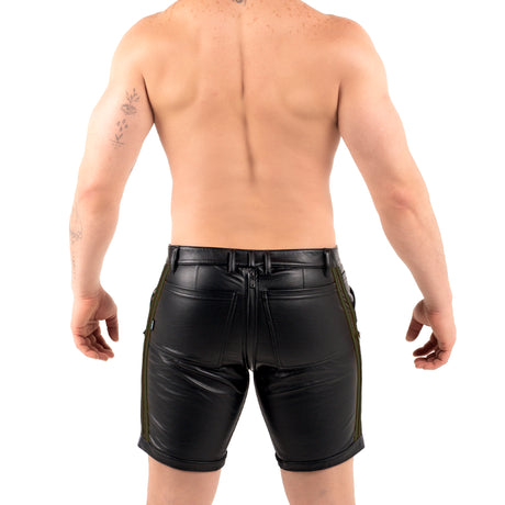 ROK Eco Long Zipper Short Black Military Green