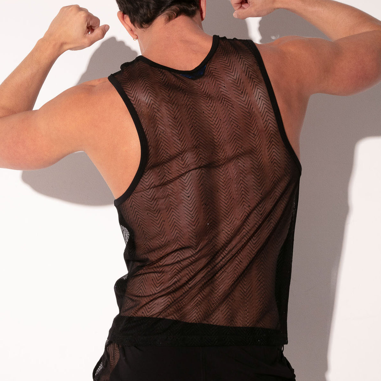 Code 22 Rock Tank Top Black
