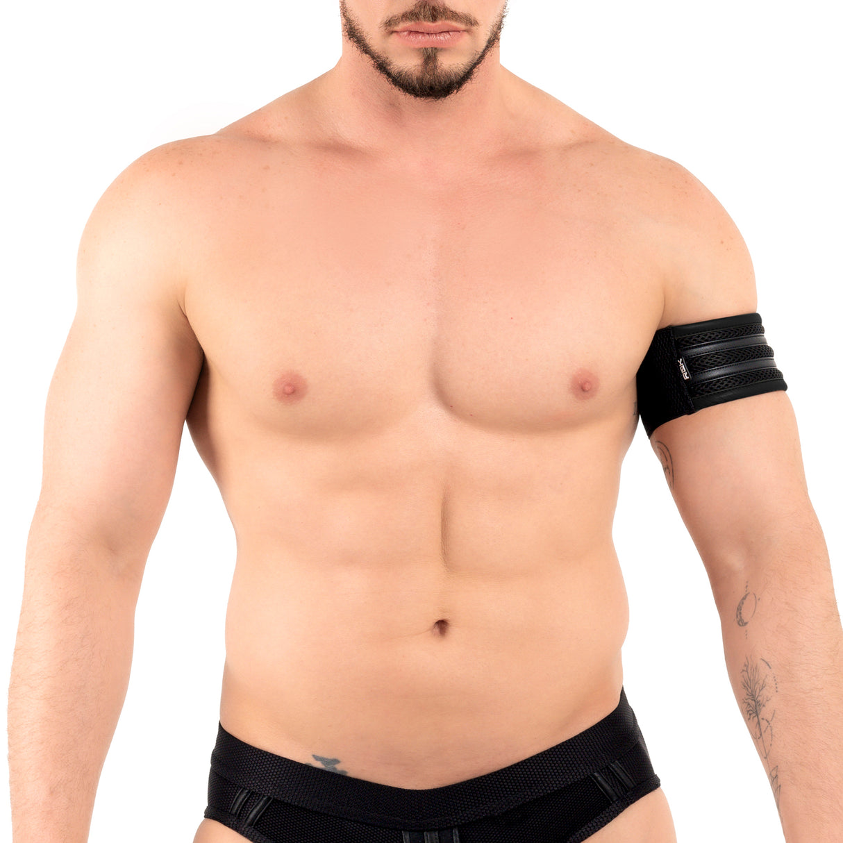 ROK Two Stripes Eco Bicep Band Black