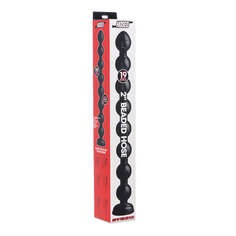 Hosed 2" Beaded Anal Snake 19 Inch
