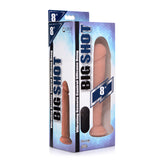 Big Shot Liquid Silicone Wireless Vibrating Dildo 8 Inch