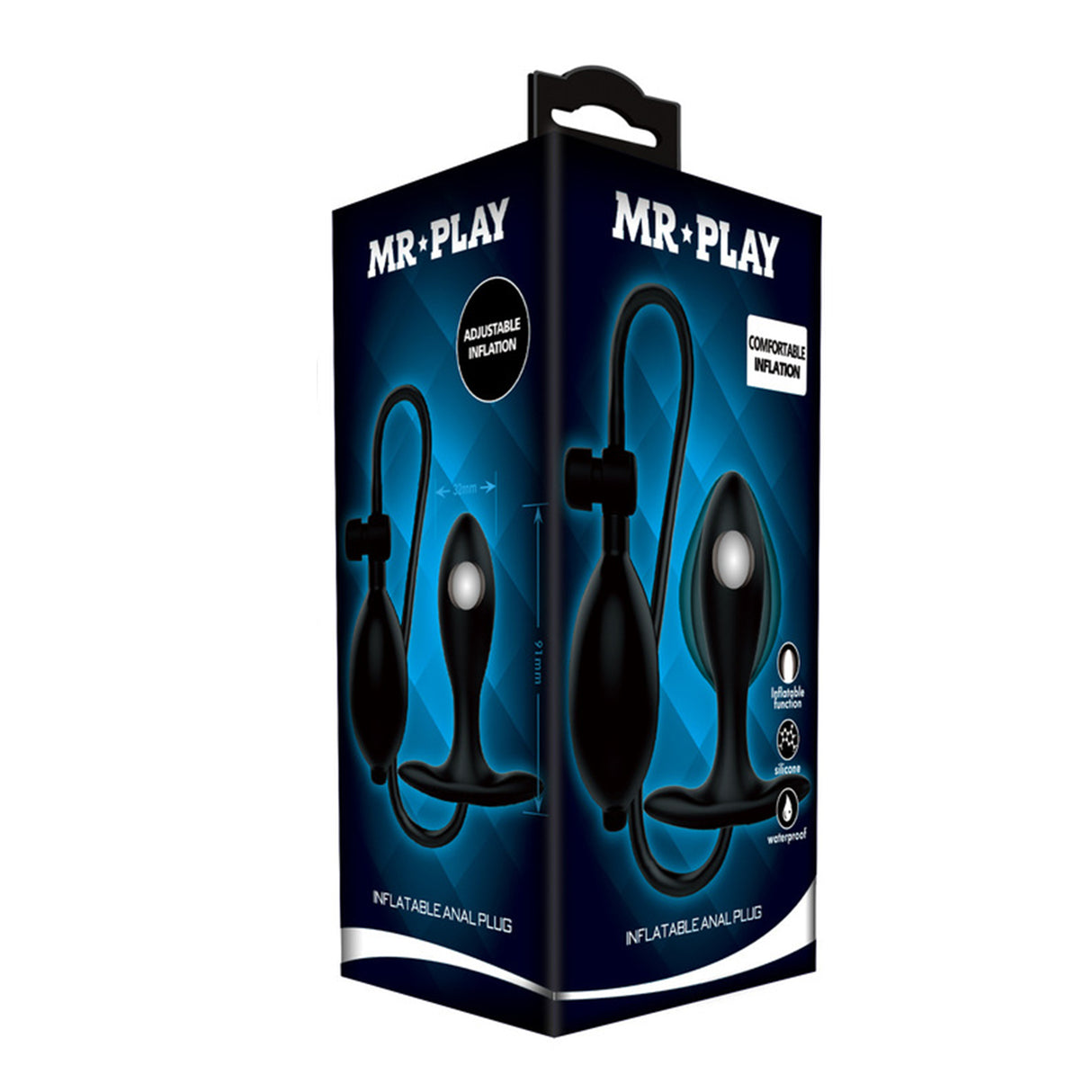 Mr Play Silicone Inflatable Anal Plug