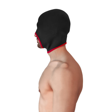 BRUTUS Blind Neoprene Face Fucker Hood Black Red