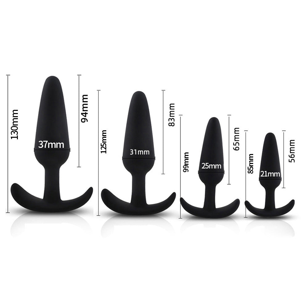 PLUG IT Silicone Anal Trainer Plug Set Blue