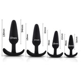 PLUG IT Silicone Anal Trainer Plug Set Blue