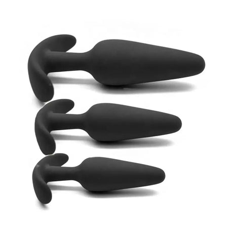 PLUG IT Silicone Anal Trainer Plug Set Blue