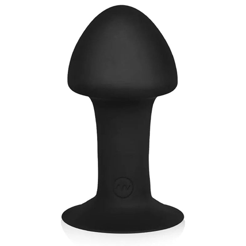 Command Mushroom Head Silicone Vibrating Butt Plug