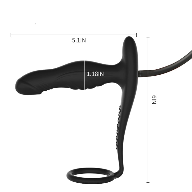 ruff GEAR Inflatable Butt Plug & Cock Ring