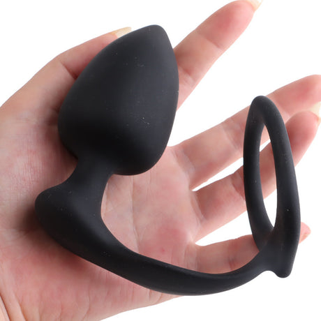 PLUG IT Silicone Plug with Cock Ring