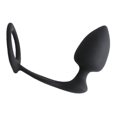 PLUG IT Silicone Plug with Cock Ring