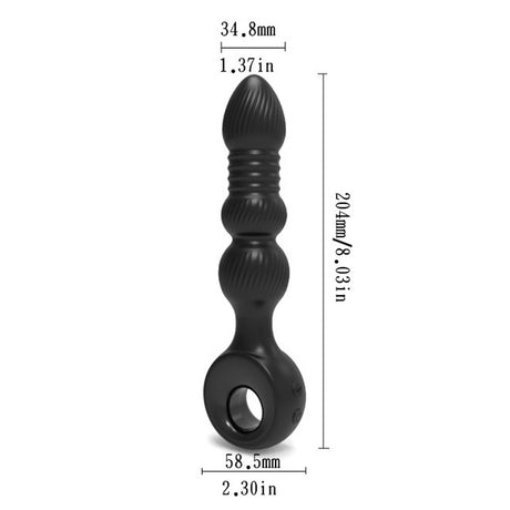 Command Pro Vibrating Thrusting Anal Plug