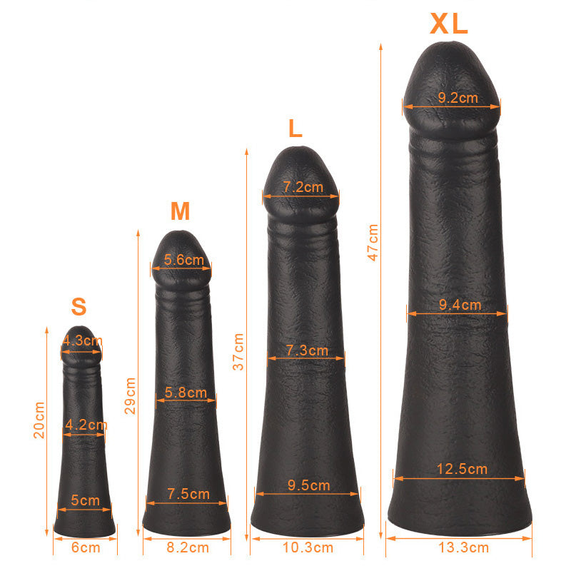 ruff GEAR Silicone DPXL Dildo 7.8 Inch