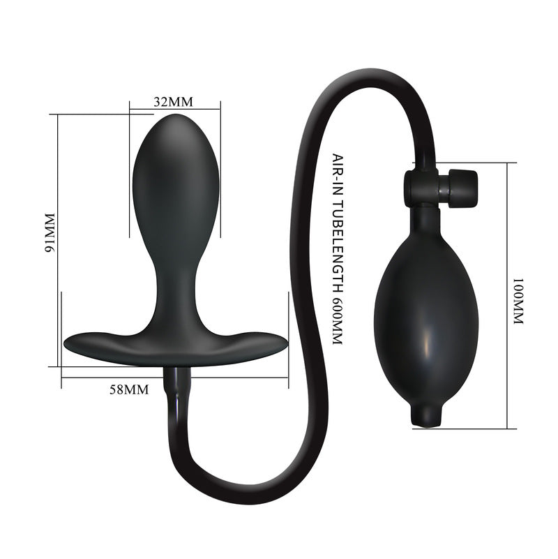 Mr Play Silicone Inflatable Anal Plug