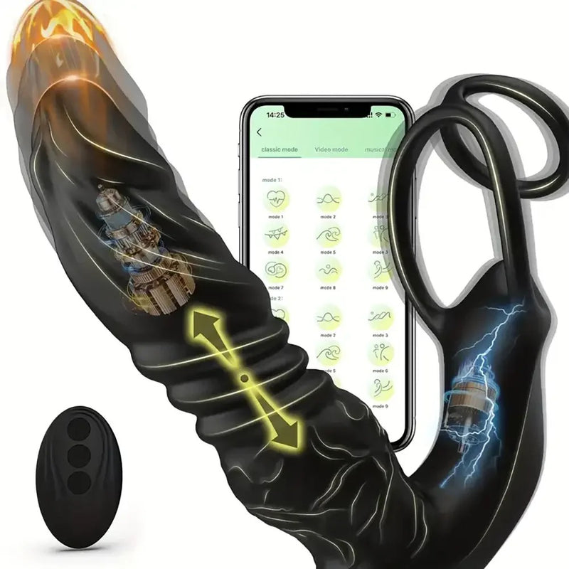 Command Thrusting App Controlled Prostate Massager