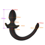 PLUG IT Silicone Wag Pup Tail Butt Plug