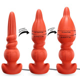 TOPPER Inflatable Stretch Training Anal Plug 17 Inch Red