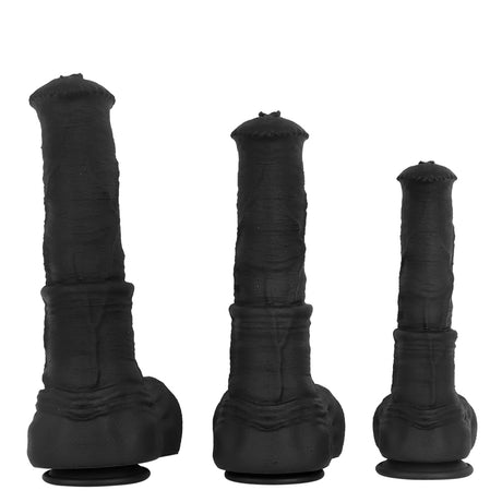 ruff GEAR Silicone Dark Horse Realistic Dildo 14.5 Inch