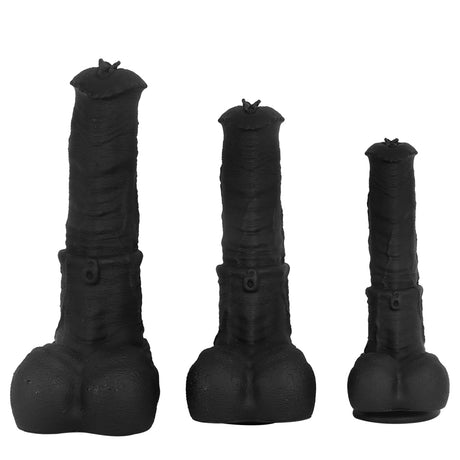 ruff GEAR Silicone Dark Horse Realistic Dildo 14.5 Inch