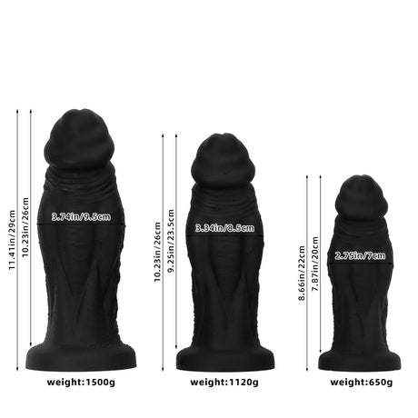 ruff GEAR Silicone Fat Boy Realistic Dildo 11.5 Inch