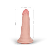 Knight Cock 3D Triple Density Dildo 6 Inch Light