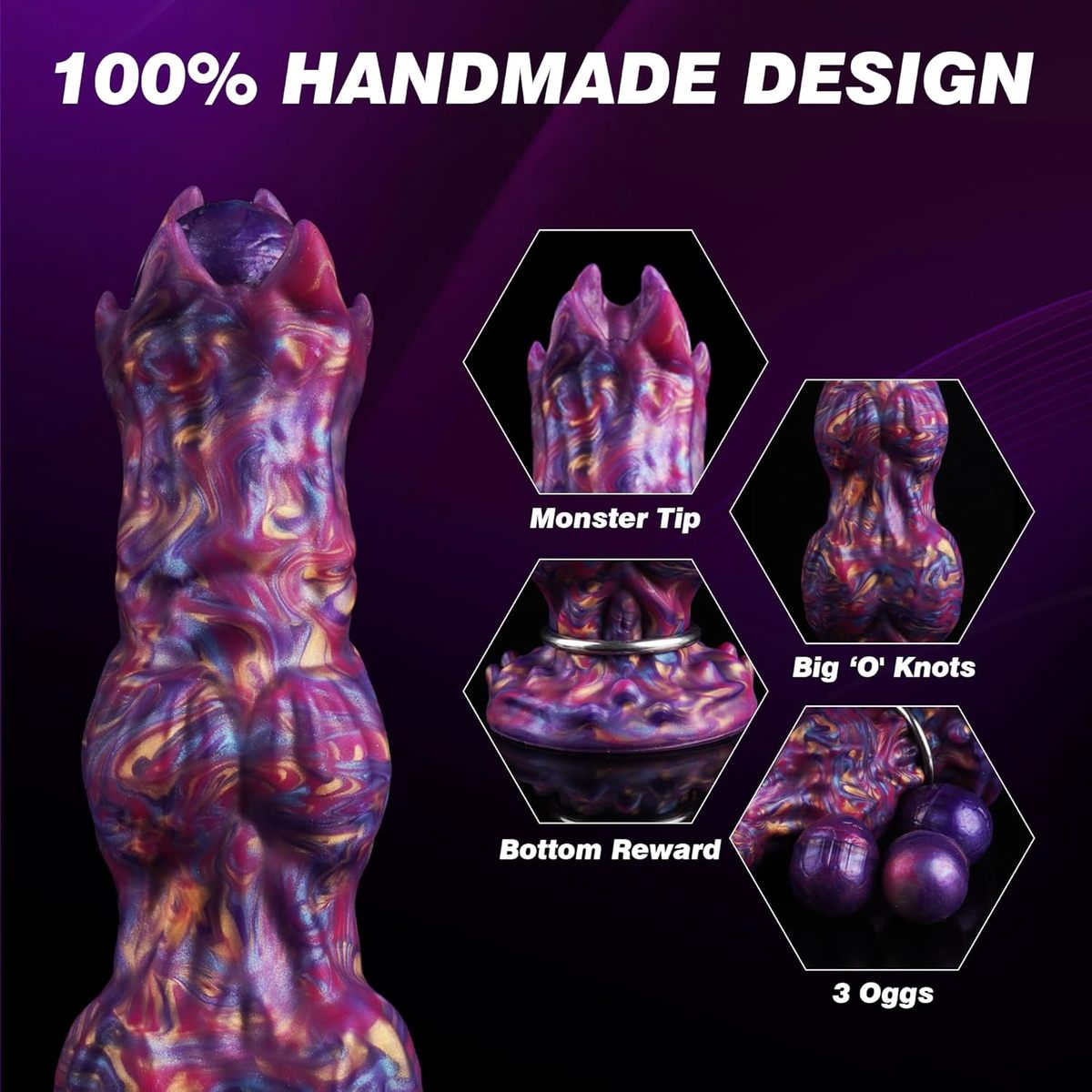 ruff GEAR Fantasy Ovipositor Alien Egg Laying Dildo
