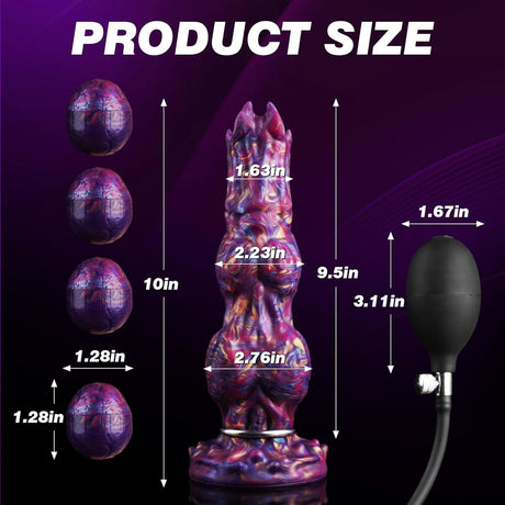 ruff GEAR Fantasy Ovipositor Alien Egg Laying Dildo