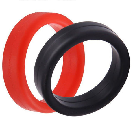 ruff GEAR Silicone Pro Fit Cock Ring Red