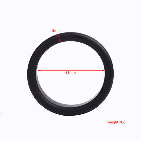 ruff GEAR Silicone Pro Fit Cock Ring Red