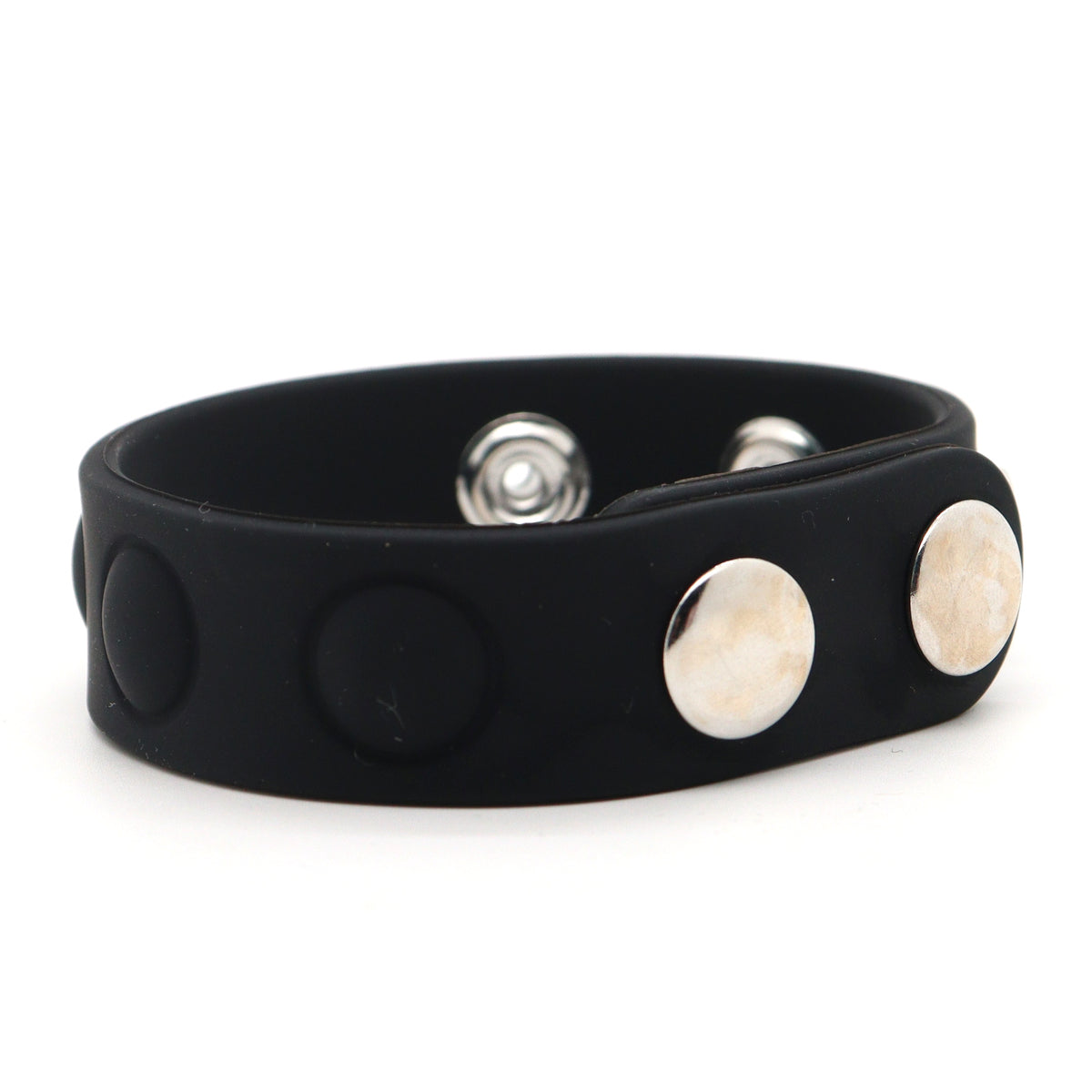 ruff GEAR Silicone Snap Adjustable Cock Ring Black