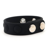 ruff GEAR Silicone Snap Adjustable Cock Ring Black