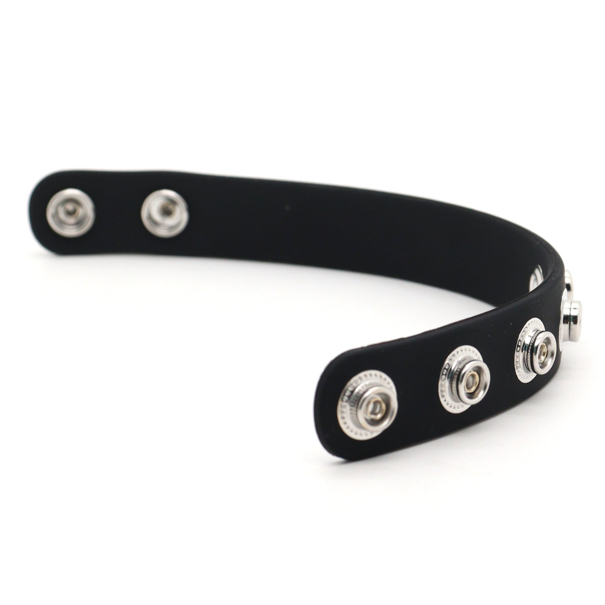 ruff GEAR Silicone Snap Adjustable Cock Ring Black