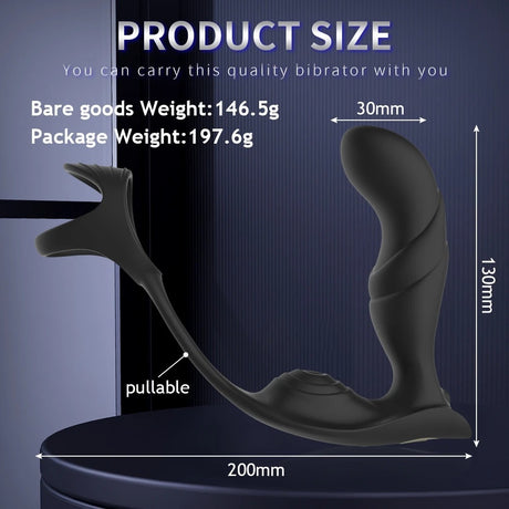 Command Prostate Massager with Cock & Ball Sling
