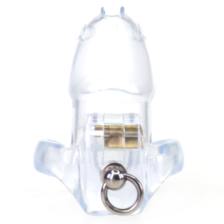 LOCK4D Advanced Comfort V4 Chastity Cage Medium Clear