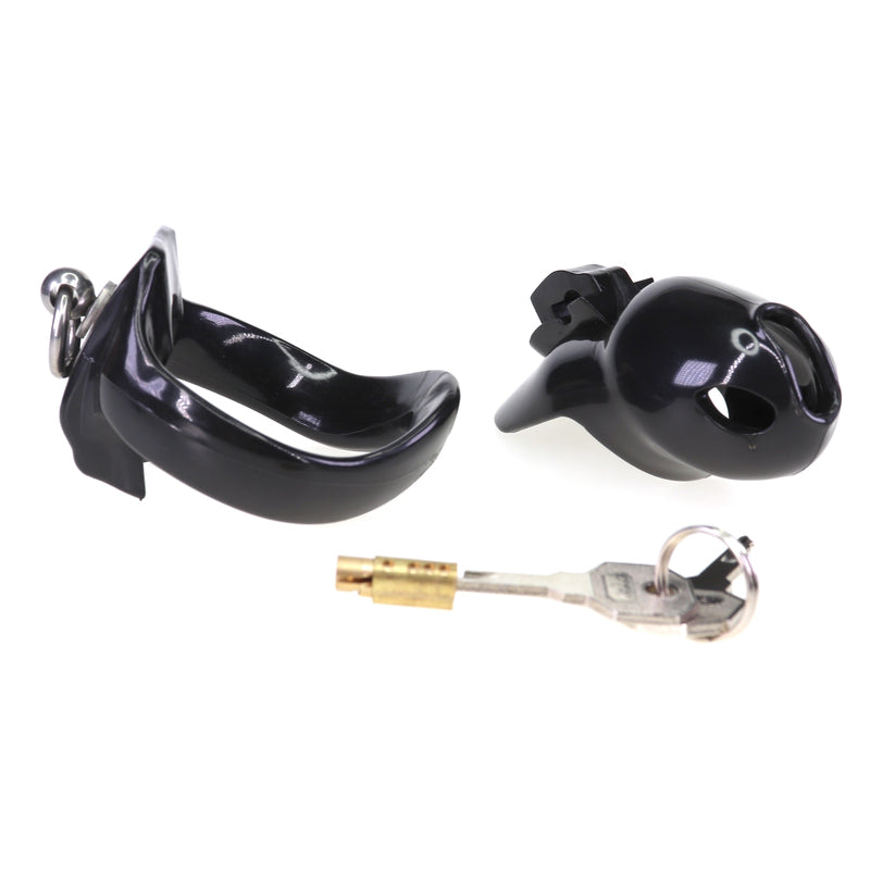 LOCK4D Advanced Comfort V6 Chastity Cage XL Black