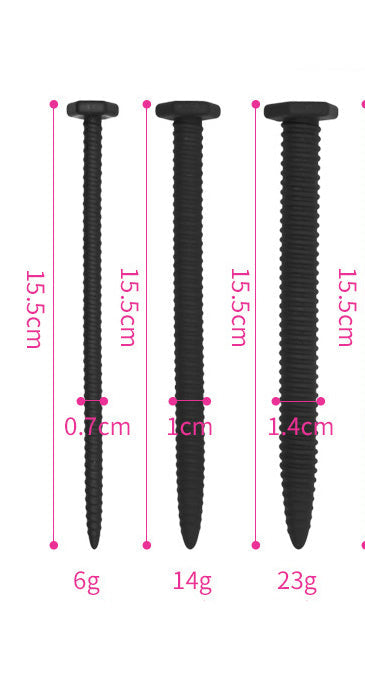 ruff GEAR Silicone Screw Penis Plug Kit