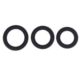 ruff GEAR Pure Silicone Stretch Cock Ring Set Pink