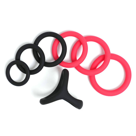 ruff GEAR Limited Edition Silicone Cock & Ball Play Pack Red